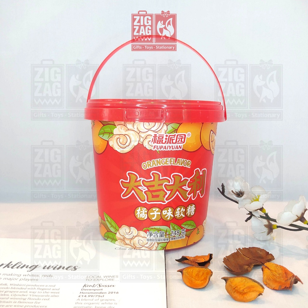 

Zigzag - Fupaiyuan Orangeflavor/Permen Jeli Rasa Jeruk
