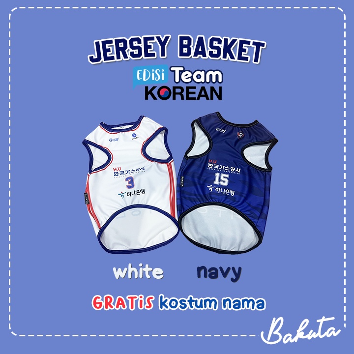 [𝗕𝗜𝗦𝗔 𝗖𝗢𝗦𝗧𝗨𝗠 𝗡𝗔𝗠𝗔] Baju basket untuk Kucing dan anjing Korean Edition Bisa Pilih Team basket Favorit | Jersey Basket Kucing dan Anjing