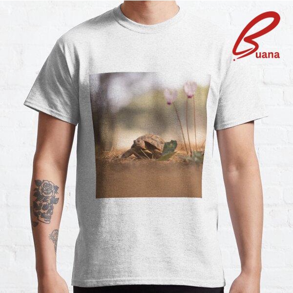 Kaos Pria Spur-thighed Tortoise or Greek Tortoise  Premium Custom 702