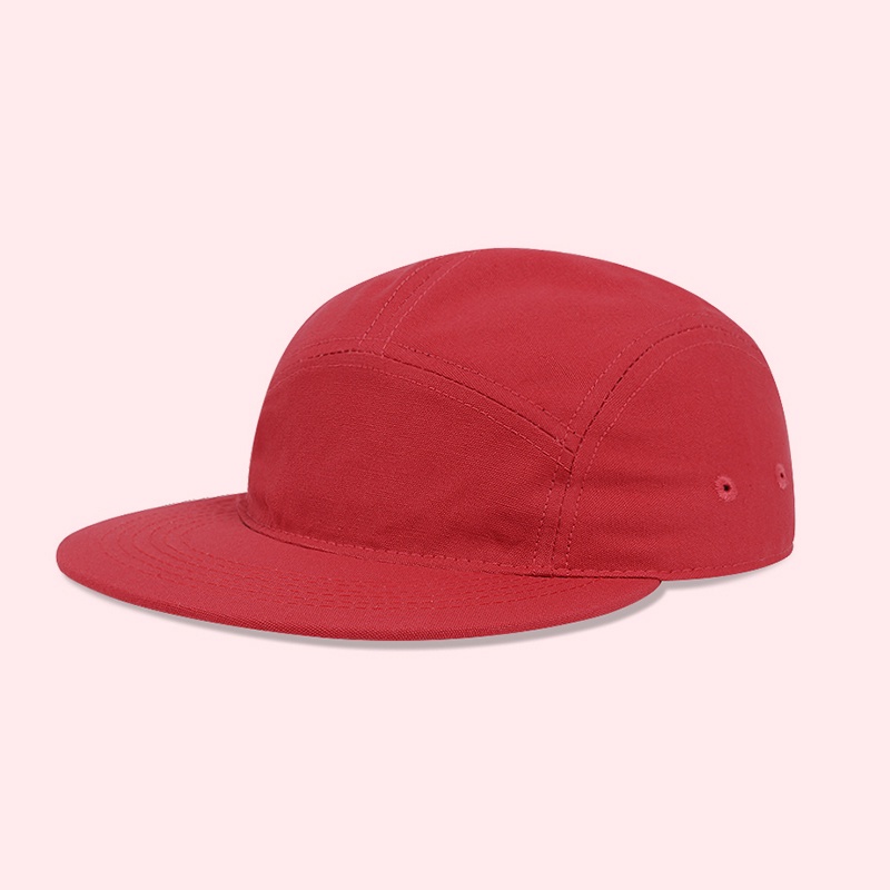 Topi baseball 5 panel adjustable Bahan Katun washed Gaya retro hip hop Untuk Pria Dan Wanita