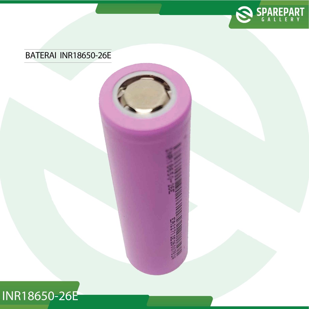 Baterai 18650 DMEGC INR18650-26E original 2600mah