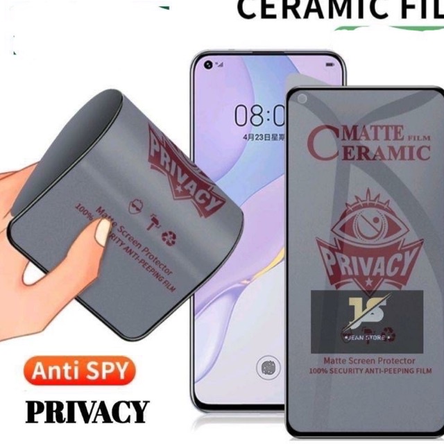 anti spy privacy matte ceramic anti gores reno 8Z 8 pro 7Z 7 SE 5F 6 4F 3 pro 2F 2Z A16 A16K A15 A15S A52 A53 A54 A53S A55 A57 A74 A76 A77S A77 A91 A95 A96 A97 A92 anti minyak fullayar