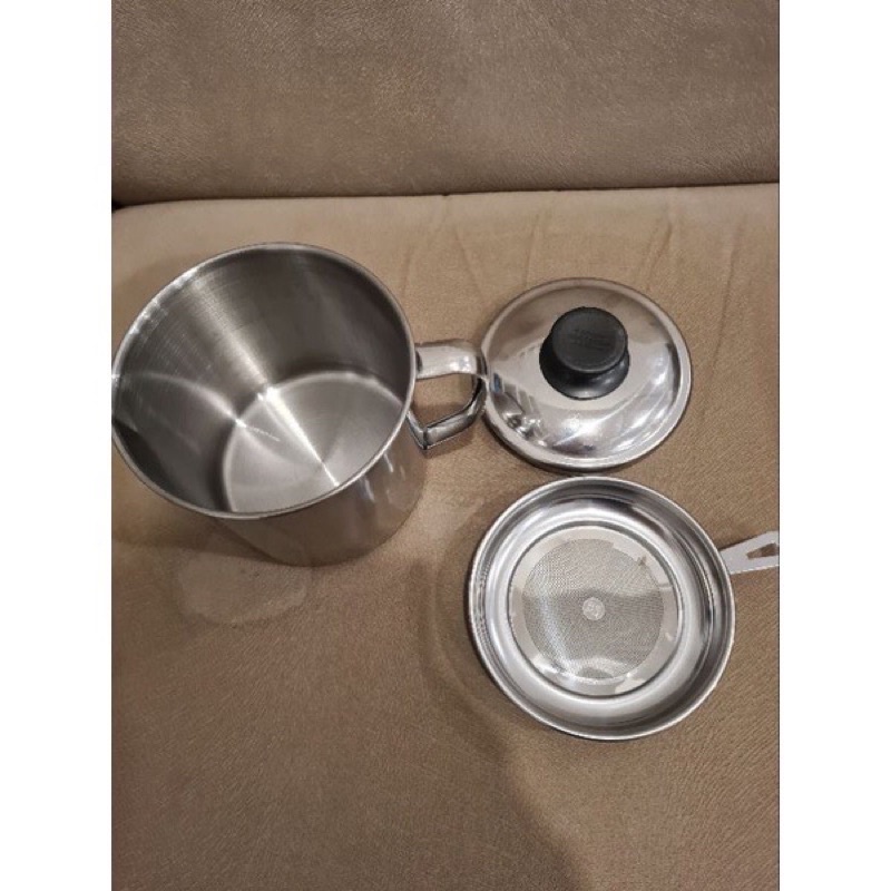 Wadah Saringan Minyak Goreng/ Oil Pot Stainless