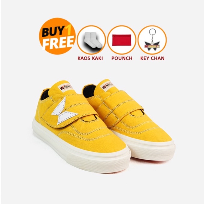 WINSKETZ - Phantom Yellow | Sepatu Anak Perempuan | Sneaker Anak Perempuan | Sepatu Sneakers Anak Perempuan | Sepatu Anak Original