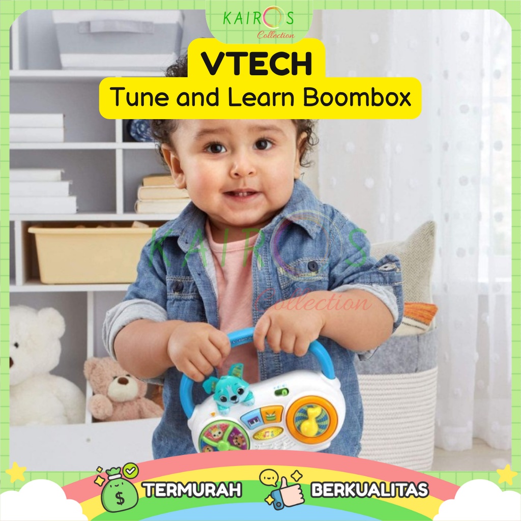 Vtech tune and learn boombox mainan edukasi anak