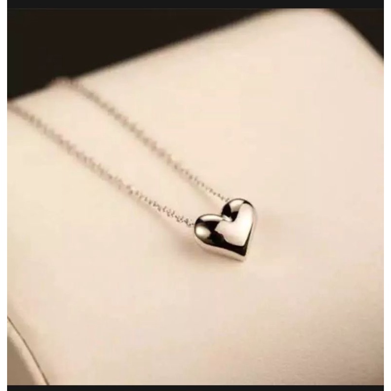 kalung titanium model liontin love