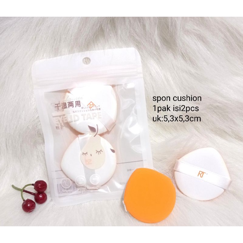 Spons Mini Make Up isi 2 PCS Sponge Makeup Beauty Puff |Spon Mini Blush On