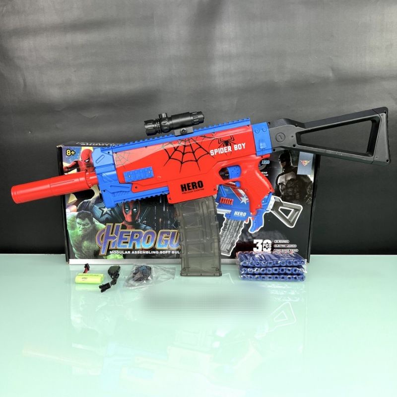 Mainan Tembakan Pistol Avanger Soft Bullet Hero/Pistol Avanger Ber SNI/Pistol Nerf