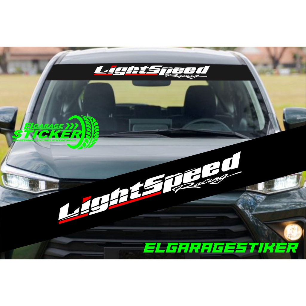 stiker kaca depan mobil stiker lightspeed racing stiker kaca depan all mobil