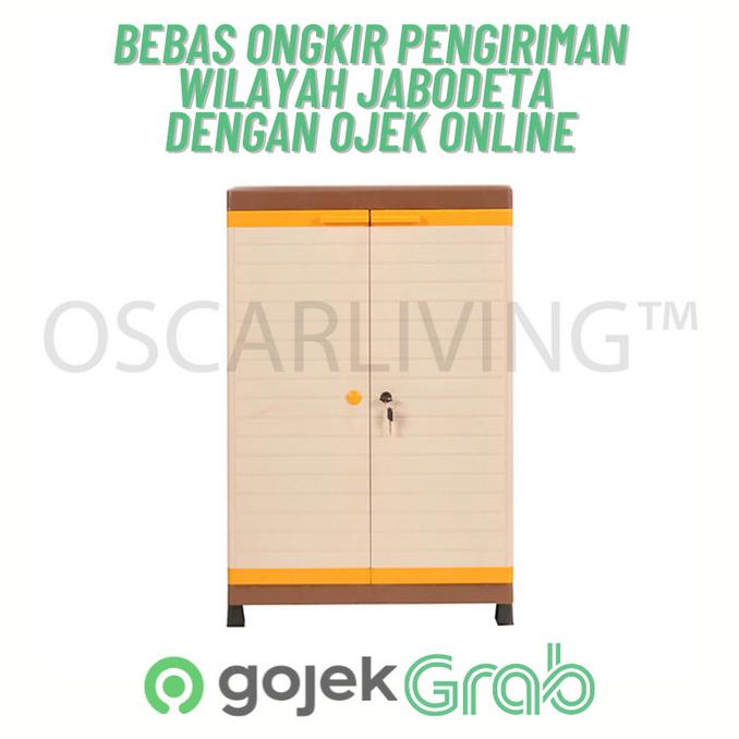 

Lemari Plastik Club Grandmini WSP-K Plastik 2 Susun-ORANGE stock ready
