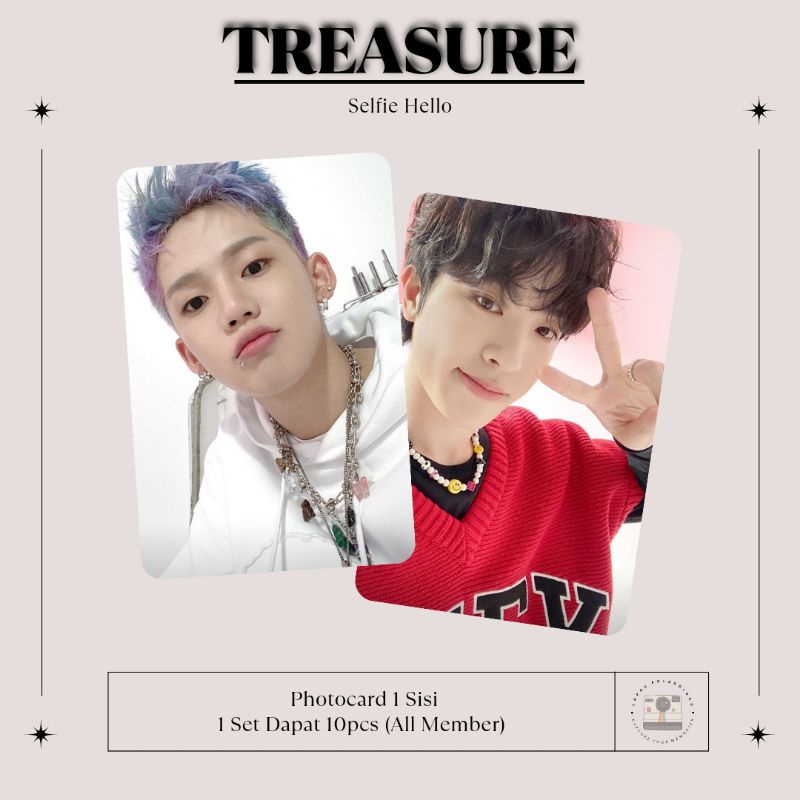 PHOTOCARD TREASURE - SELFIE HELLO