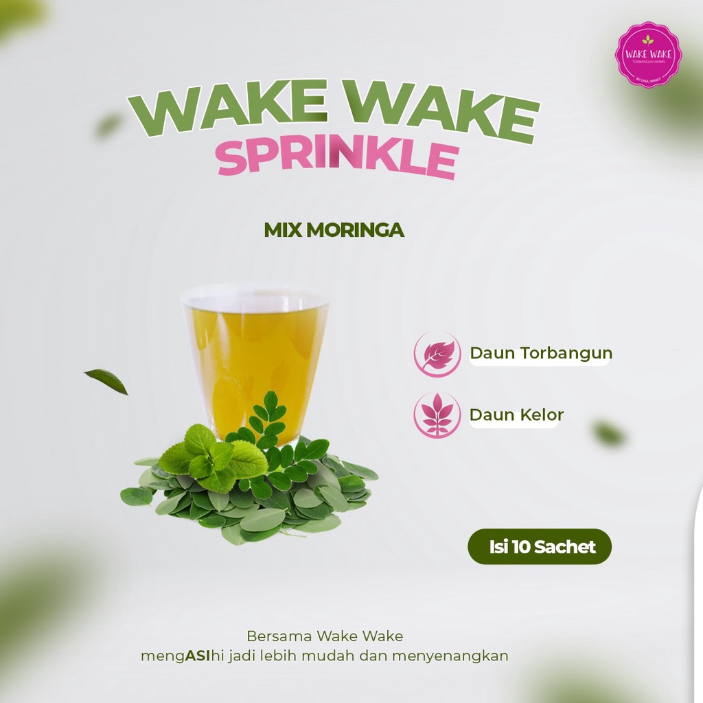 ASI Booster Torbangun  - Wake Wake Sprinkle - ASI Booster berbahan dasar daun bangun bangun