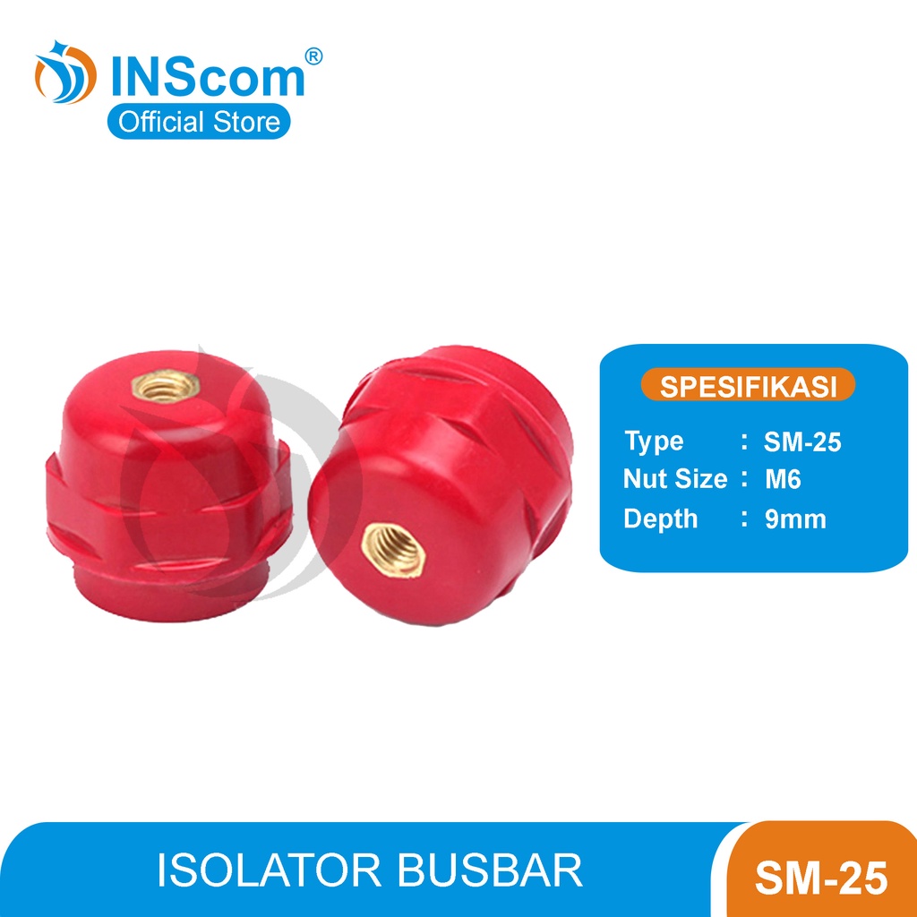 ISOLATOR BUSBAR HOLDER SM 25 / INSULATOR BUSBAR SM 25 INSCOM