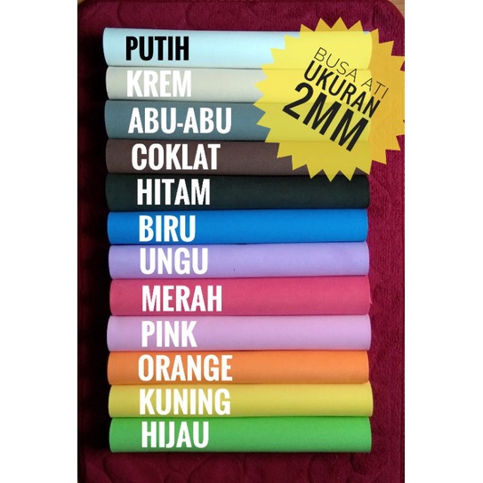 Busa ati  2mm ukuran 120x100cm