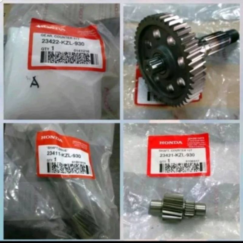 gigi gir rasio gear cvt gear gardan beat fi Vario Fi Scoopy fi 2013-2016 ORI honda