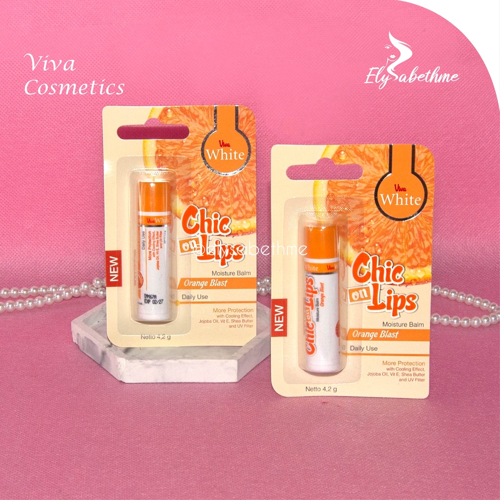 ✿ELYSABETHME✿ Viva lip Balm CHIC ON LIPS untuk melembabkan bibir sehat dan pink merona perona pelembab