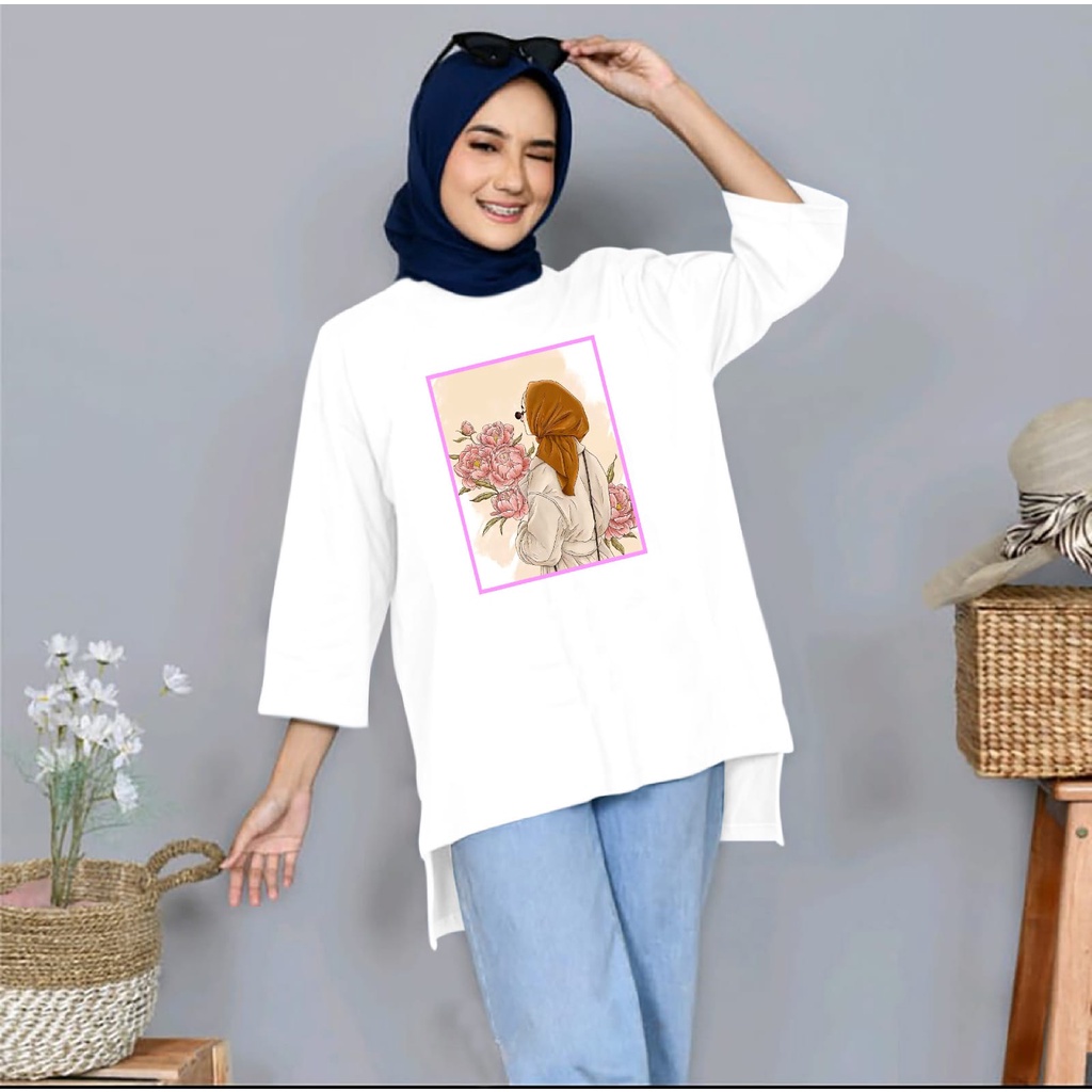 BAJU ATASAN TUNIK LALA JUMBO XXL~TERBARU BAJU OVERSIZE WANITA KEREN MASA KINI DAN TERLARIS