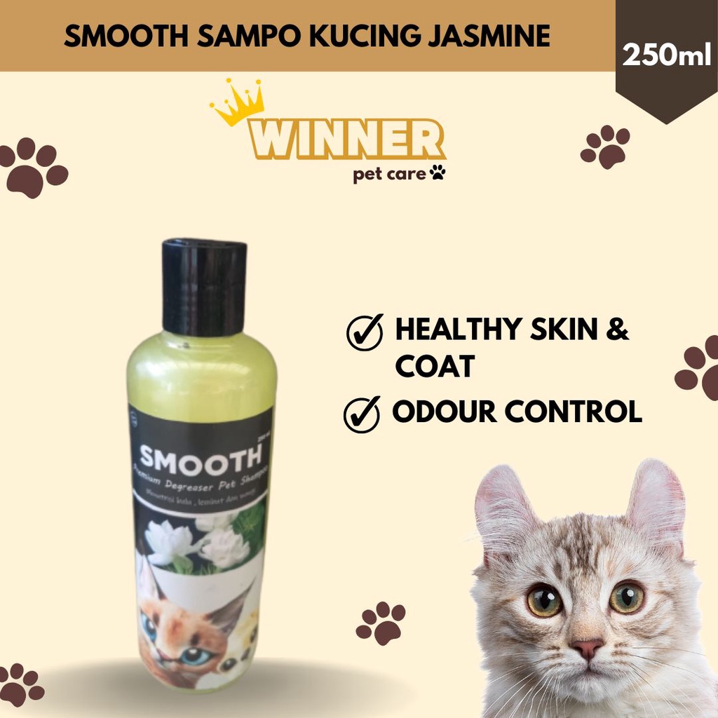 SMOOTH Sampo Kucing Fresh Wangi Jasmine