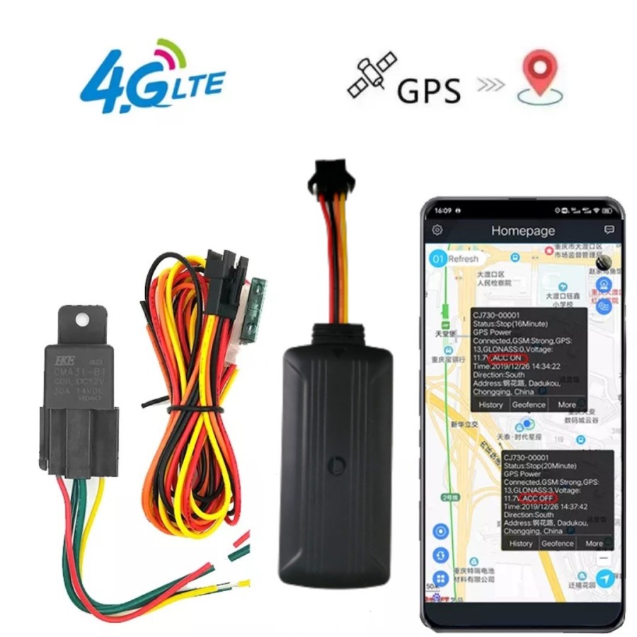 GPS TRACKER 4G LTE MOBIL / MOTOR ENGINE CUT OFF P09