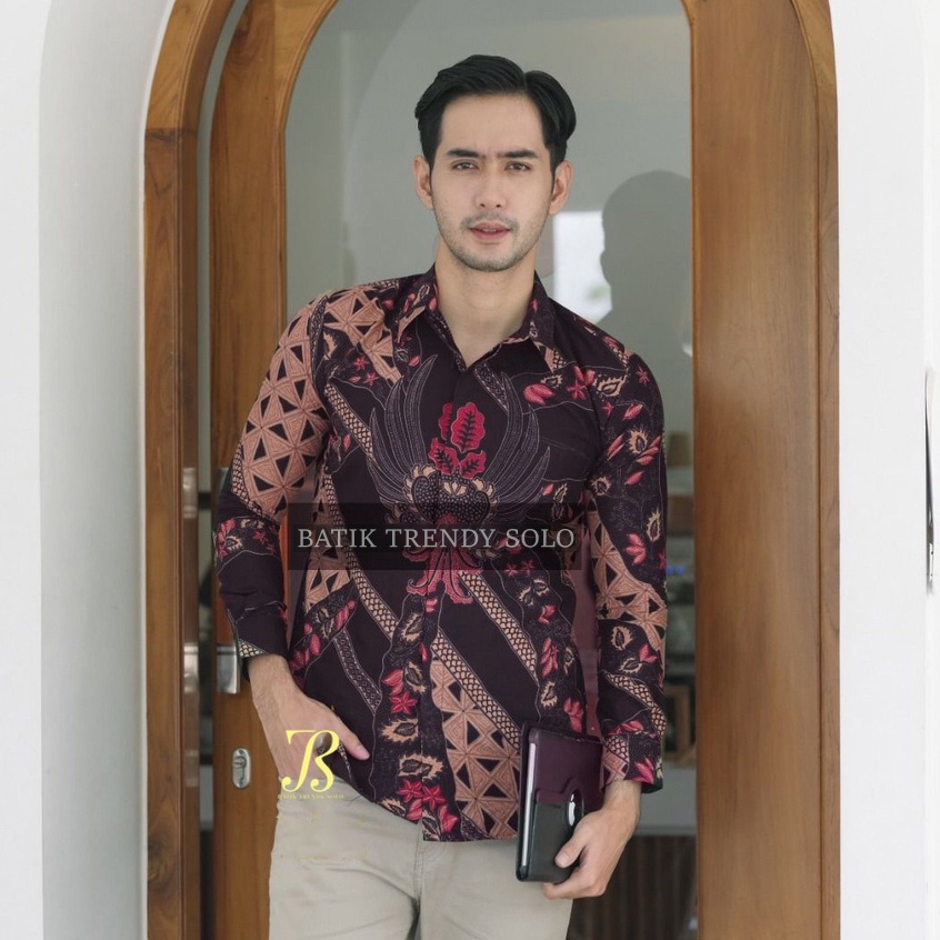 Kemeja Batik Trendy Solo Slimfit Premium 053