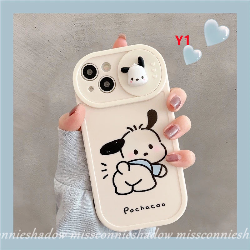 Soft Case Tpu Motif Kartun Anjing Pachacco 3D Untuk IPhone 11 13 12 Pro Max 7Plus 8Plus XR 11 Pro Max X XS Max