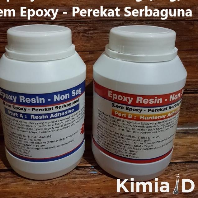 

Epoxy Resin Non Sag - 2 Kg - Lem Epoxy Resin - Lem Material