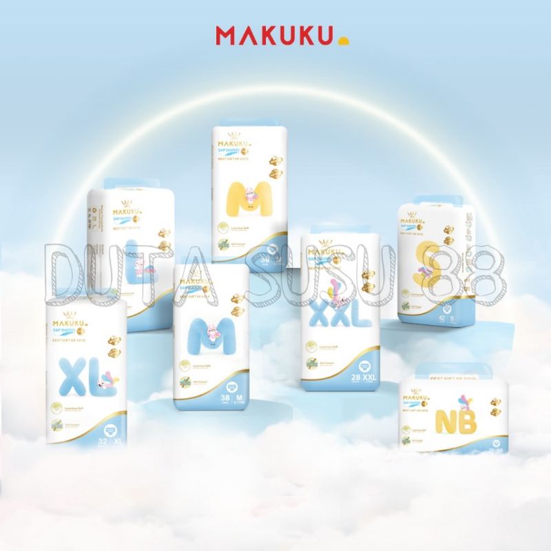 Makuku PROCARE POPOK PREMIUM NB-S/S/M/L/XL/XXL