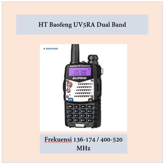 HT Baofeng UV5RA Dual Band Jual Bopeng UV 5RA Radio Komunikasi 5R A Murah Garansi 1 tahun servis HT 
