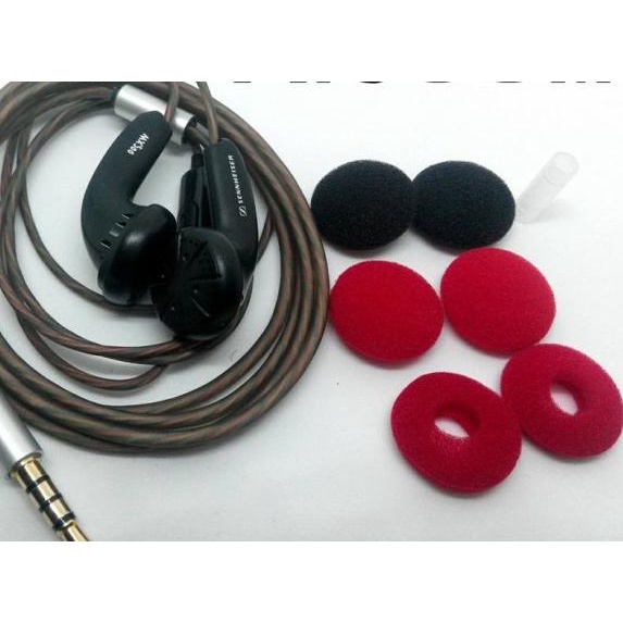 EARBUD MX500 SENNHEISER DIY PLUS MIC ,BASS MANTAP - Hitam
