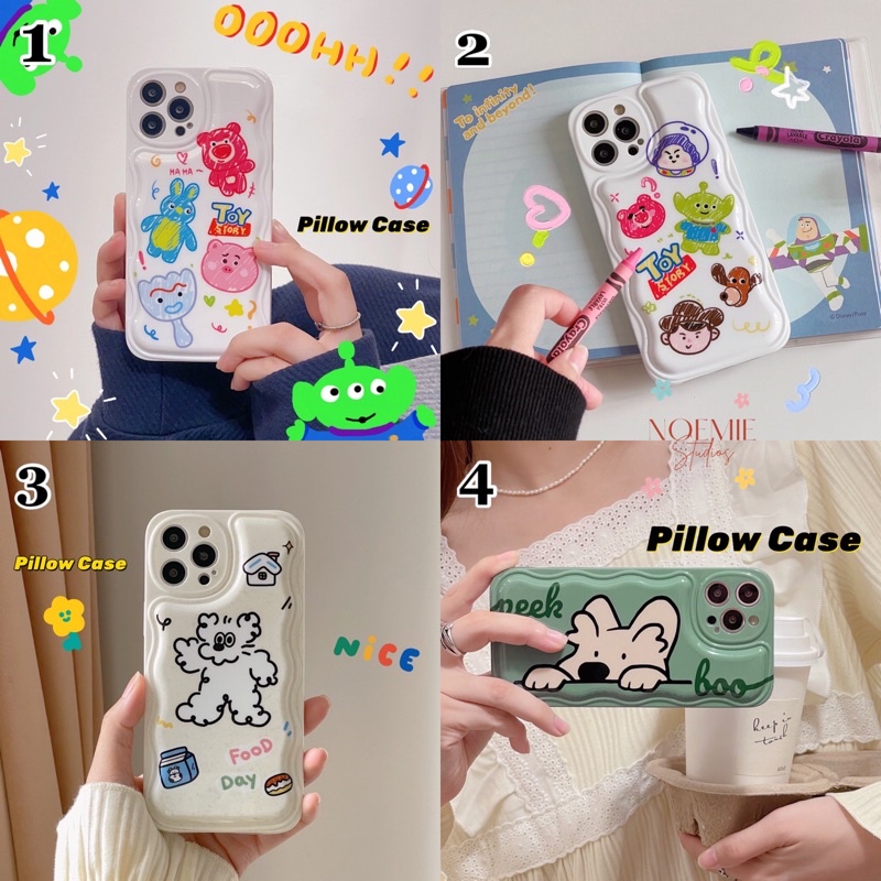 [𝐏𝐑𝐄-𝐎𝐑𝐃𝐄𝐑] Pillow Toy Story Woody Lotso Forky Buzz Anjing Bantal Dog Korean Iphone Case Softcase Pr