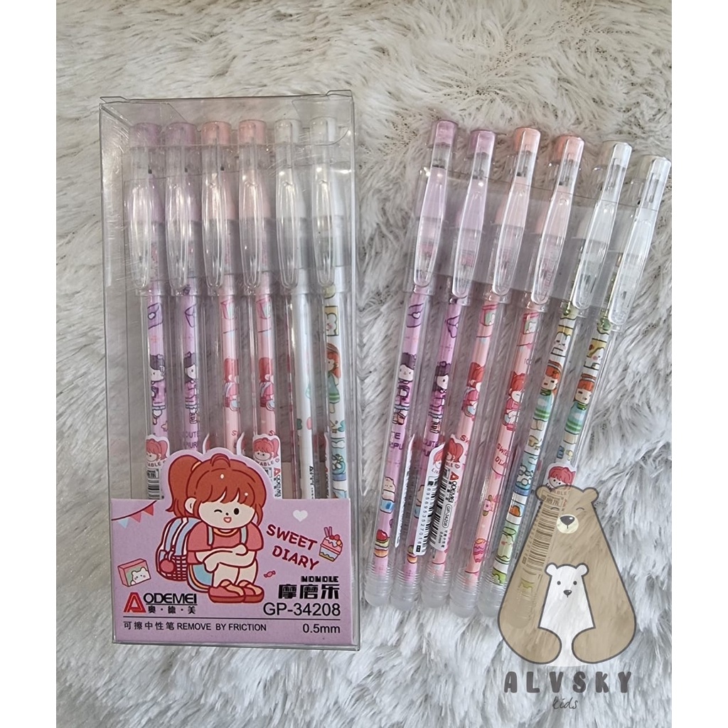 MAGIC ERASEABLE PEN / PULPEN BISA DIHAPUS KARAKTER LUCU