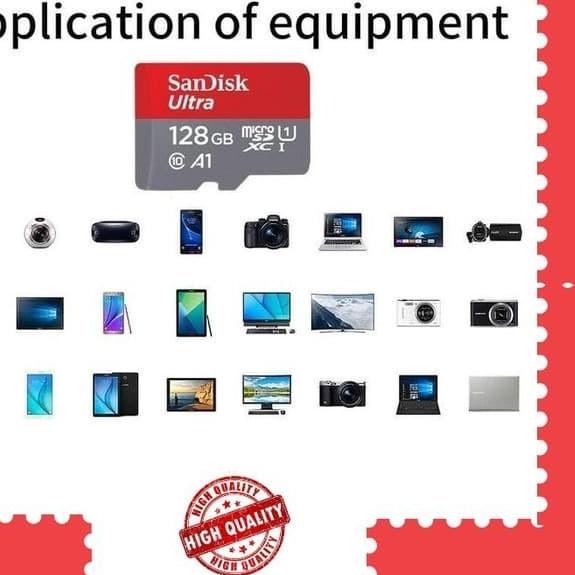 ULTRA SANDISK 128 256 64 GB MEMORI PENYIMPANAN KARTU MEMORY SD CARD - 32 gb