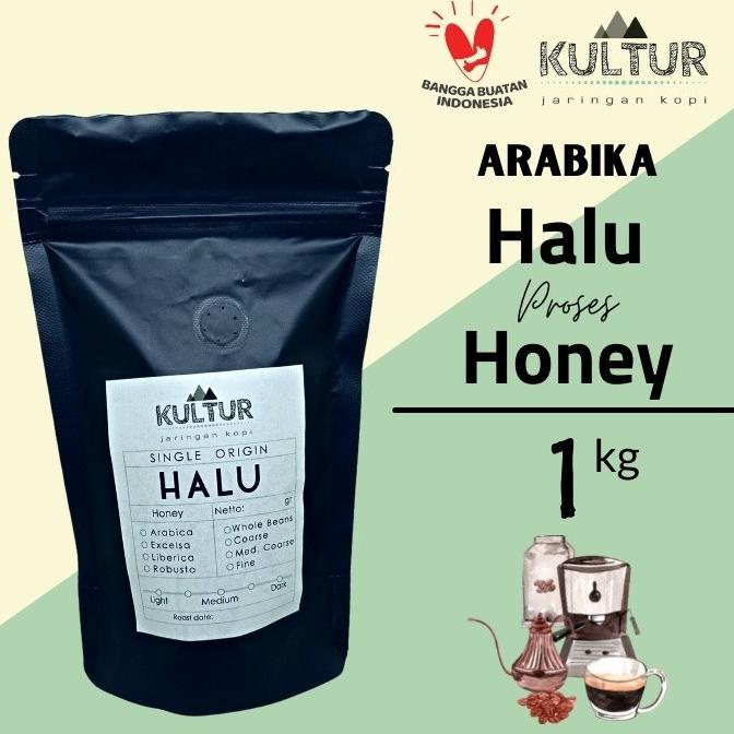 

COFFEE BEAN BIJI KOPI ARABIKA HALU PREANGER HONEY 1 KG