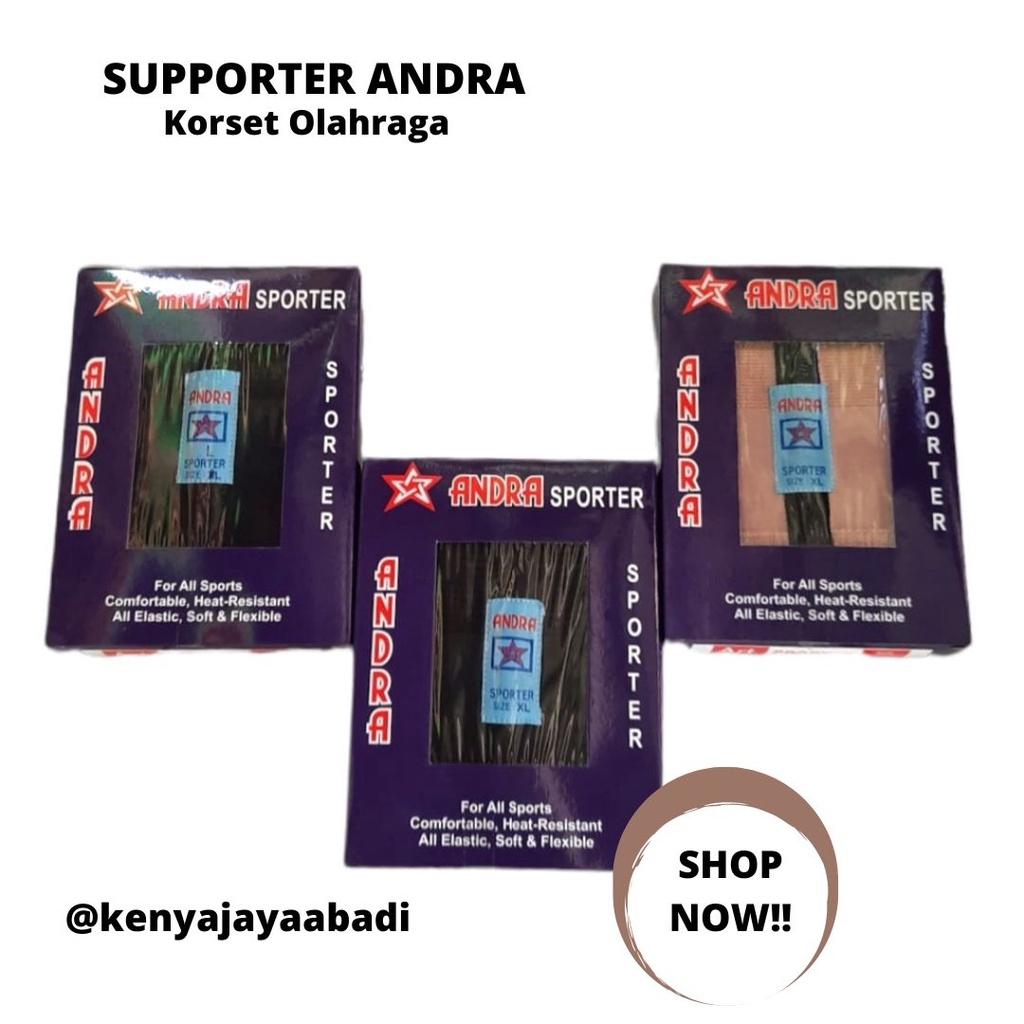 SUPPORTER ANDRA / CD Korset Pria ANDRA Suporter | Celana Dalam Olahraga Mencegah Hernia/Turun Bero /