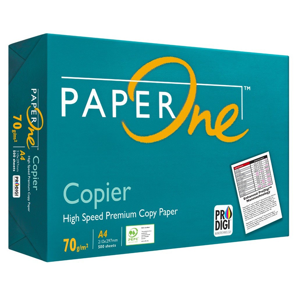 

PAPER ONE KERTAS HVS 70GR A4 GOSEND GRAB INSTAN ONLY / KERTAS FOTOCOPY