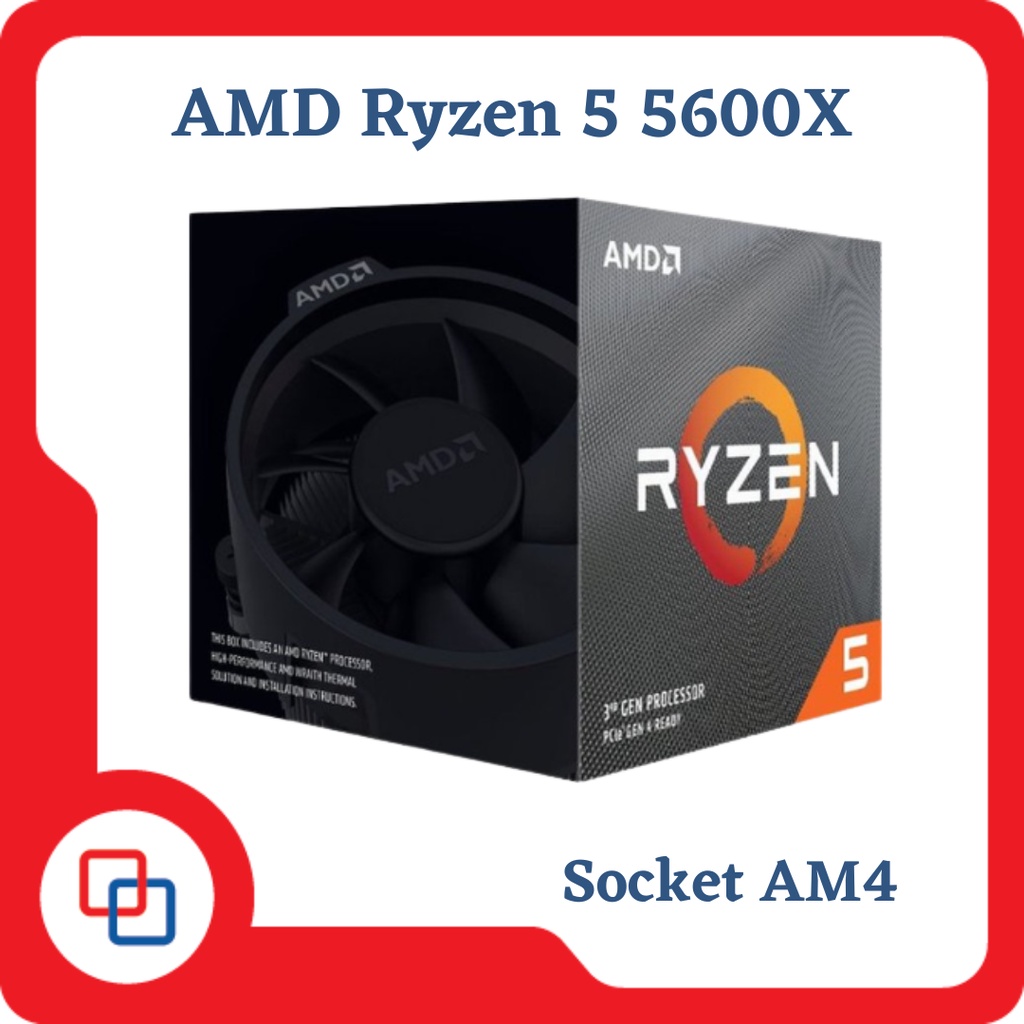 Jual Processor Amd Ryzen 5 5600x Zen 3 Vermeer 6 Core 12 Threads Am4