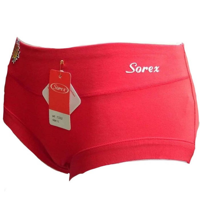 SOREX | Celana Dalam Wanita Sorex 1232 SOFT COMFORT Katun Midi Mix Strecth