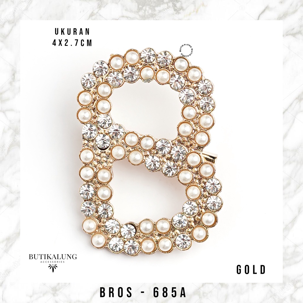 Bros Hijab Bross Peniti Brooch Jilbab Aksesoris Fashion Wanita Muslim 467 543 685