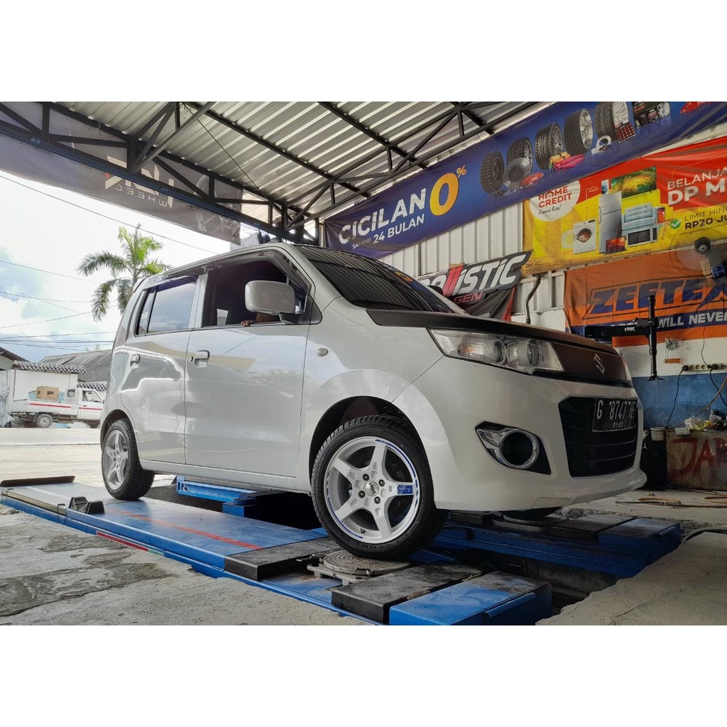 velg mobil racing r15 karimun agya calya vios R15 Hsr Pente R15 white