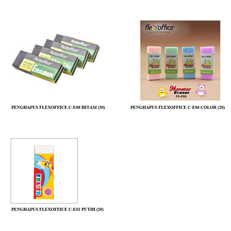 

Penghapus Pensil Flexoffice 1 pcs
