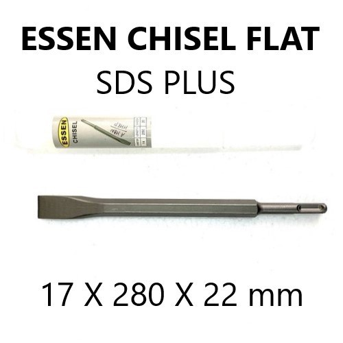 ESSEN MATA BOR BOBOK SDS PLUS FLAT 17 X 280 X 22 MM CHISEL SDS FLAT