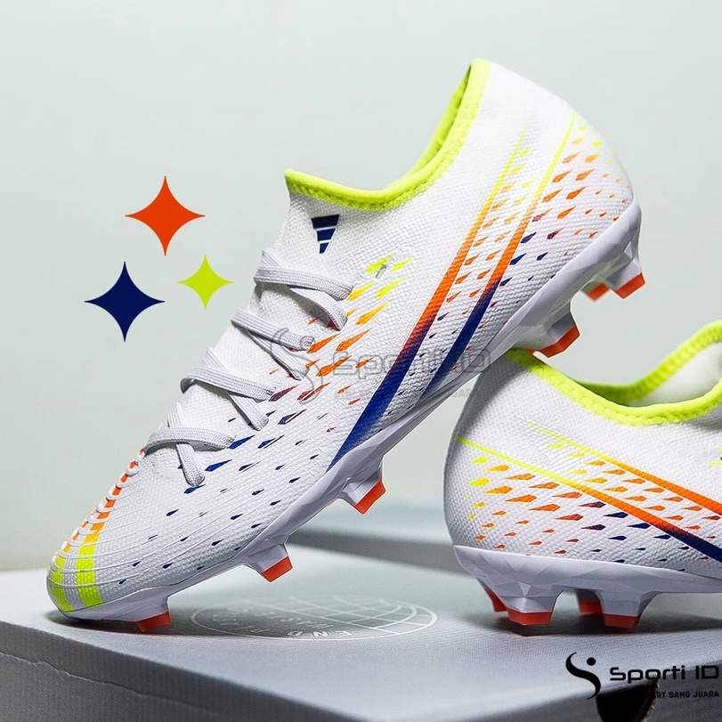 Sepatu Bola Adidas Predator Edge.3 L FG - White Yellow GW0995 Original | Adidas Edge
