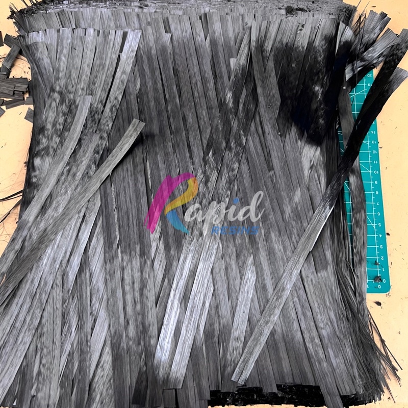 Serat Karbon Carbon Non Kevlar Fiber 12K Benang Chopped Cincang Forged Tow