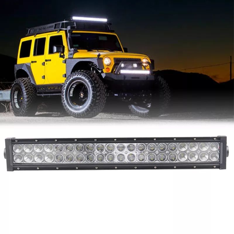 LAMPU LED BAR LIGHT BAR 60CM 1 WARNA PUTIH 5 MODE COMBO OFFROAD