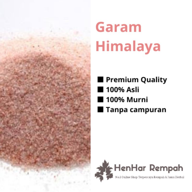 [500 gram] Garam Himalaya / Himalaya Salt