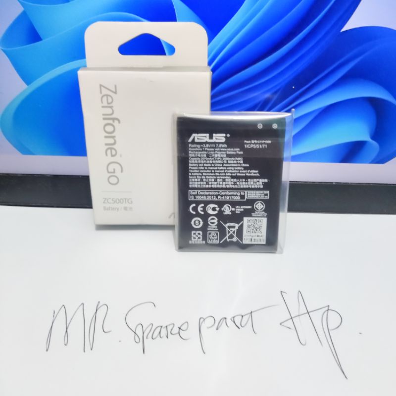Batre Baterai Asus Zenfone Go 5 Inc ZC500TG Z00VD Original 100%