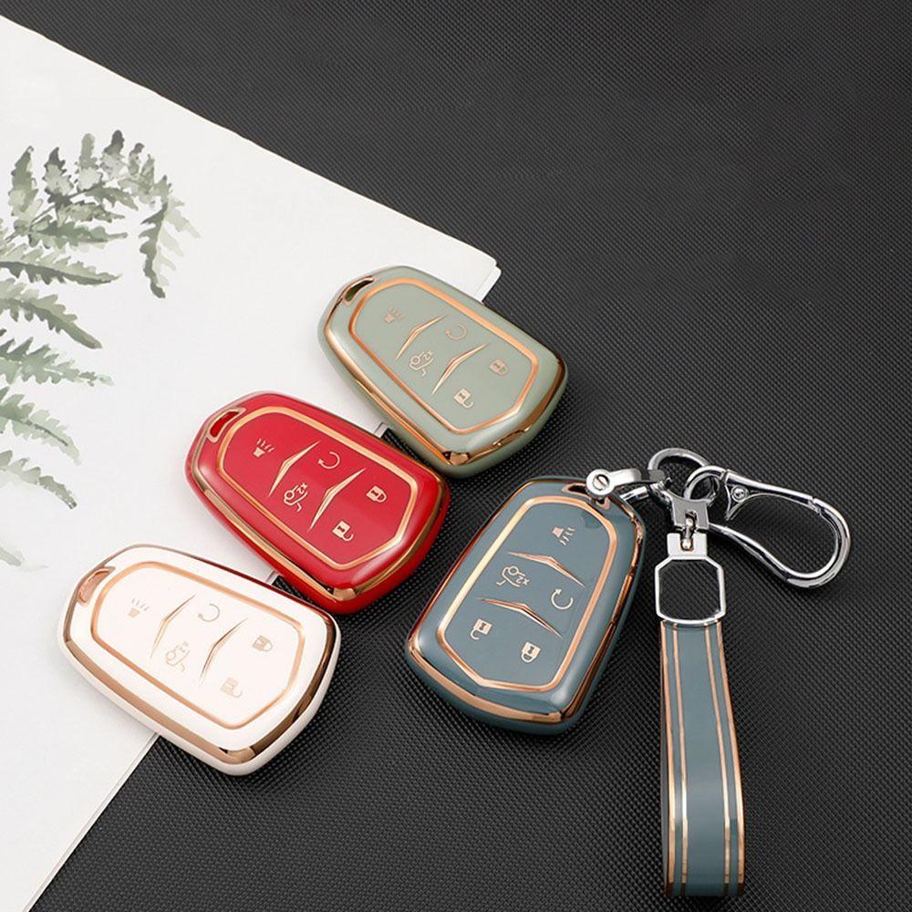 Top Remote Key Case New Aksesoris Mobil Skin Key Fob Cover
