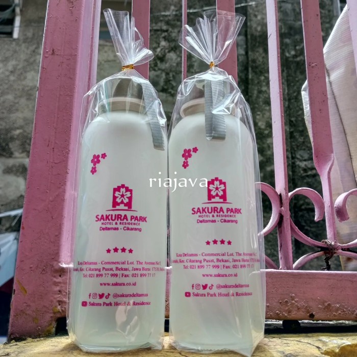 Souvenir Pernikahan Botol Tumbler Doff Cetak nama