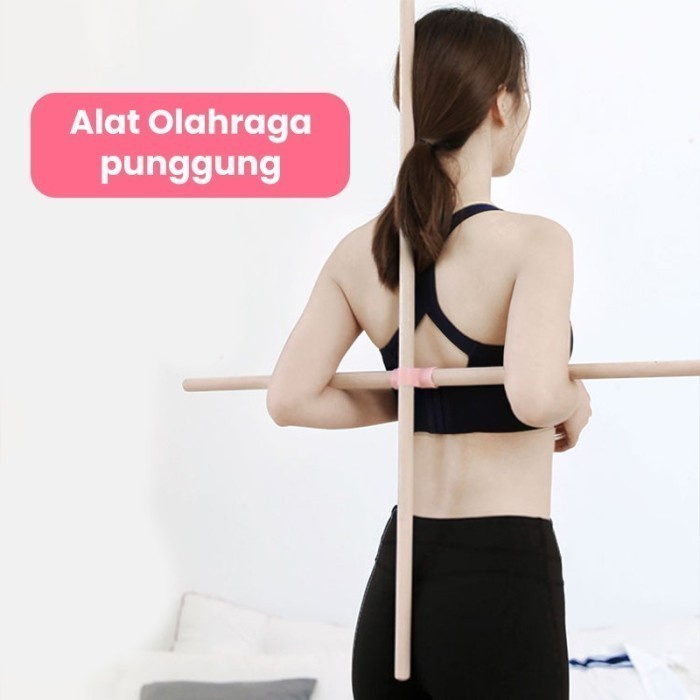 FMFIT SQUAD Yoga Hunchback Corrector Body Stick Cross Open Back Standing