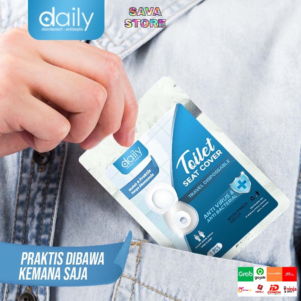 ALAS DUDUK KLOSET ANTIBACTERIAL DAILY TOILET SEAT COVER DISPOSABLE